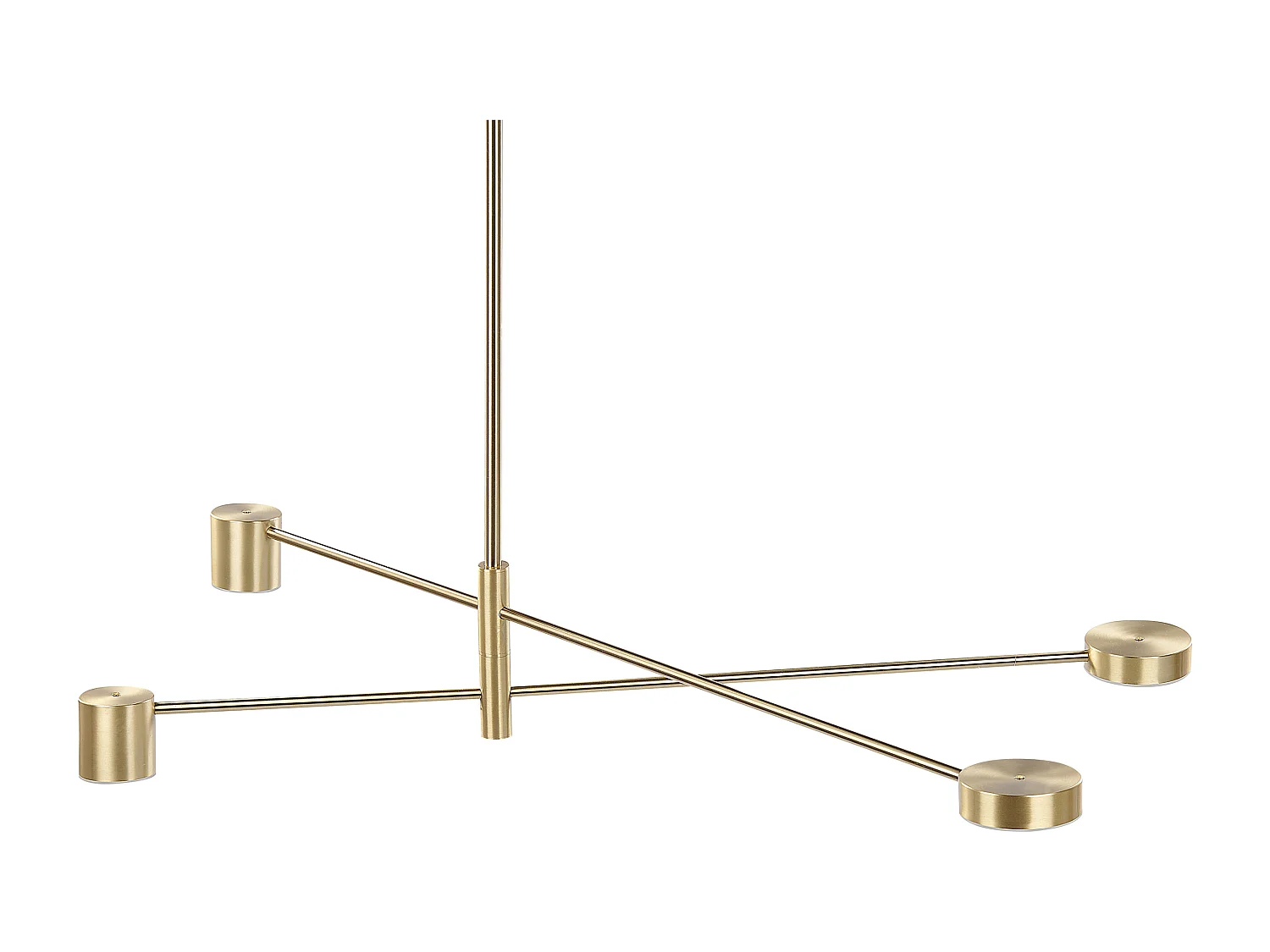 Moderne Hängeleuchte mit 4 Lichtern Minimalistisch gold Bandon