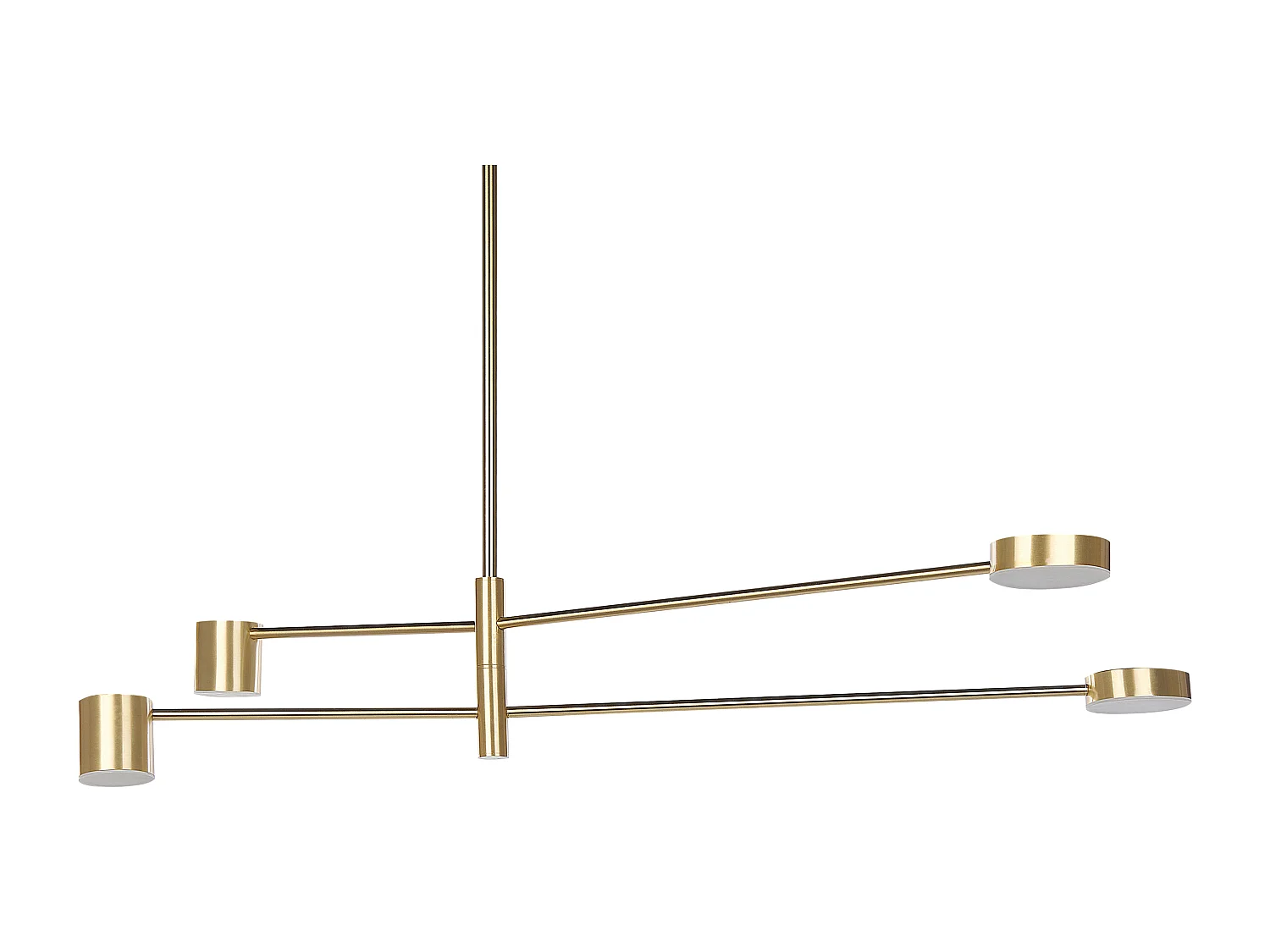 Moderne Hängeleuchte mit 4 Lichtern Minimalistisch gold Bandon