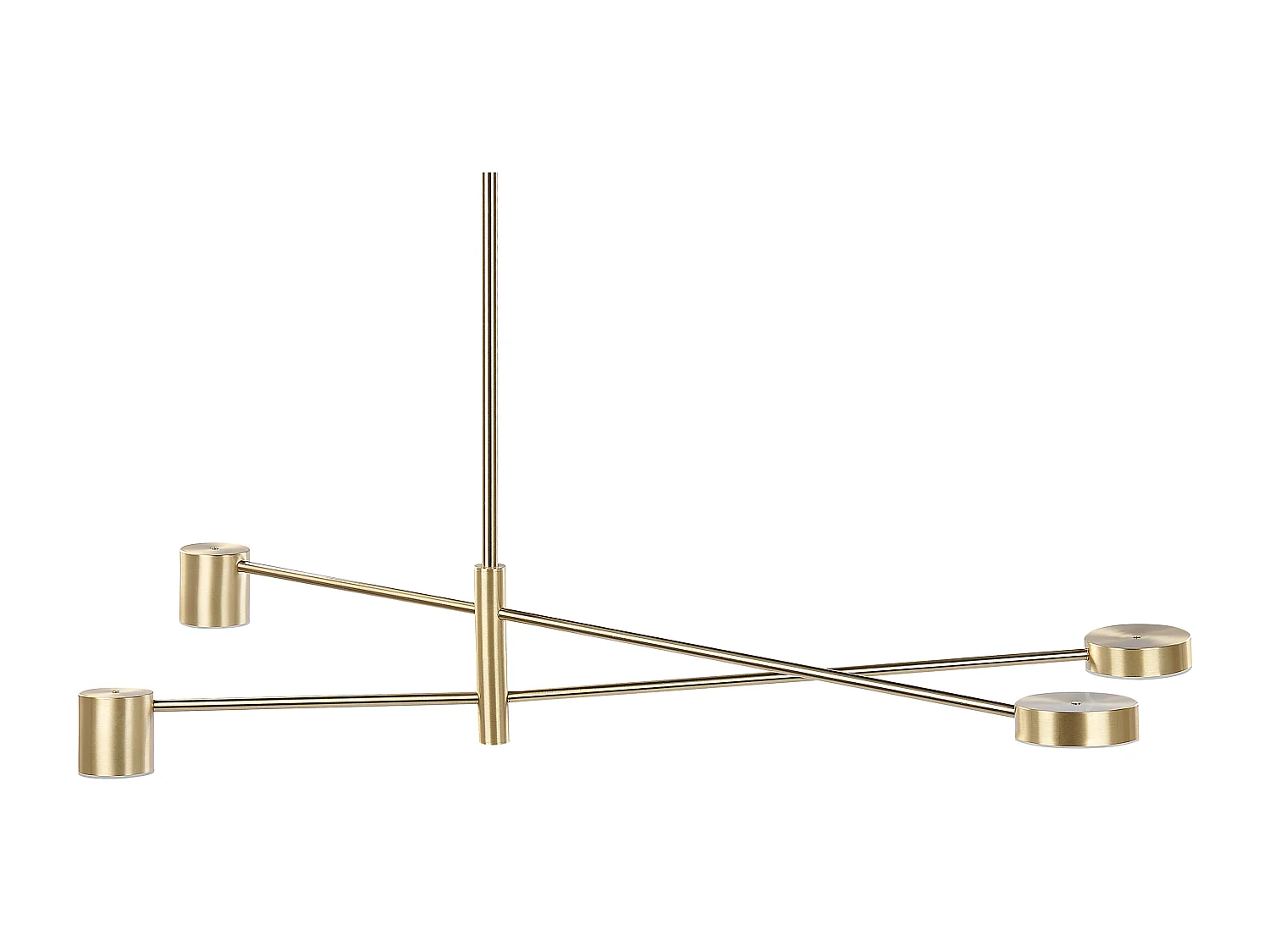 Moderne Hängeleuchte mit 4 Lichtern Minimalistisch gold Bandon