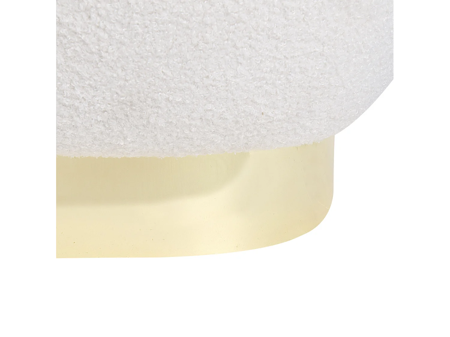 Fauteuil LOVIISA Bouclé Wit