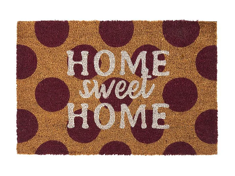 Paillasson 40x60 cm HOME SWEET HOME marron
