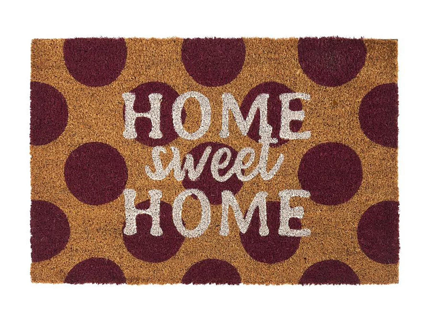 Paillasson 40x60 cm HOME SWEET HOME marron