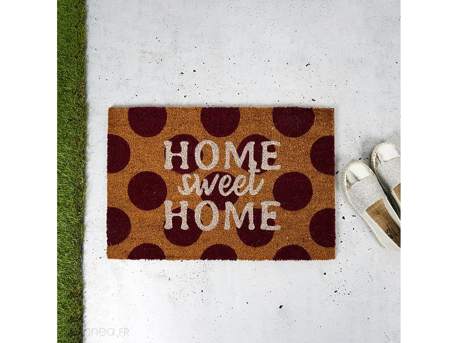 Paillasson 40x60 cm HOME SWEET HOME marron