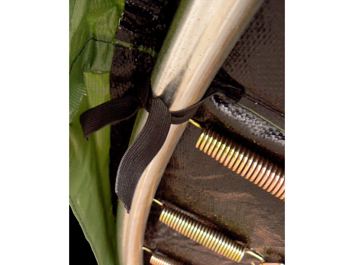 Kangui - Coussin de protection vert pour trampoline Ø 250 cm