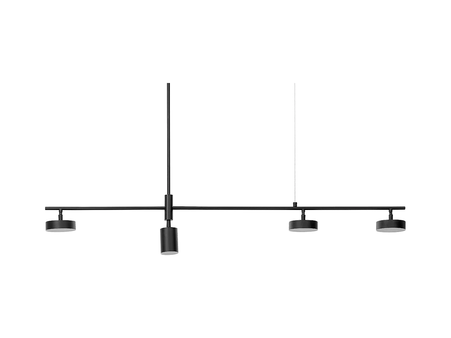 LED Hängelampe FOYLE Metall Schwarz