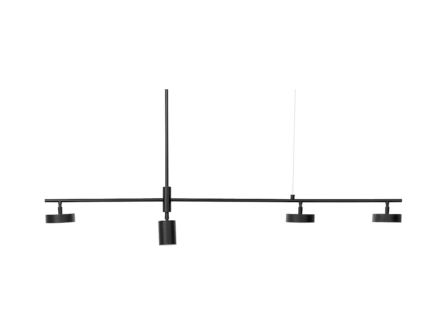 Lampe LED suspendue FOYLE Métal Noir
