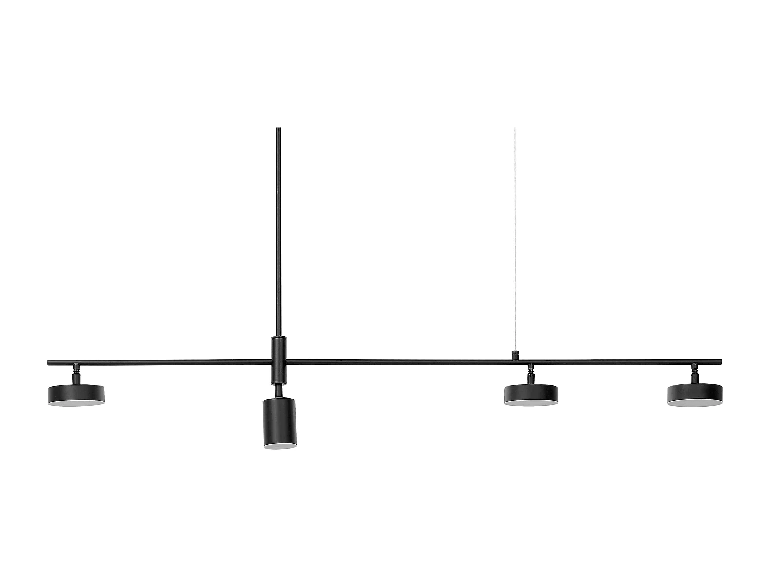 Lampe LED suspendue FOYLE Métal Noir