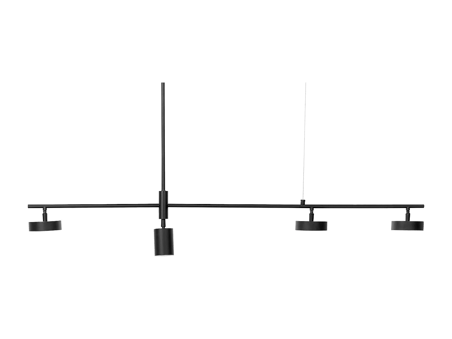 Lampe LED suspendue FOYLE Métal Noir