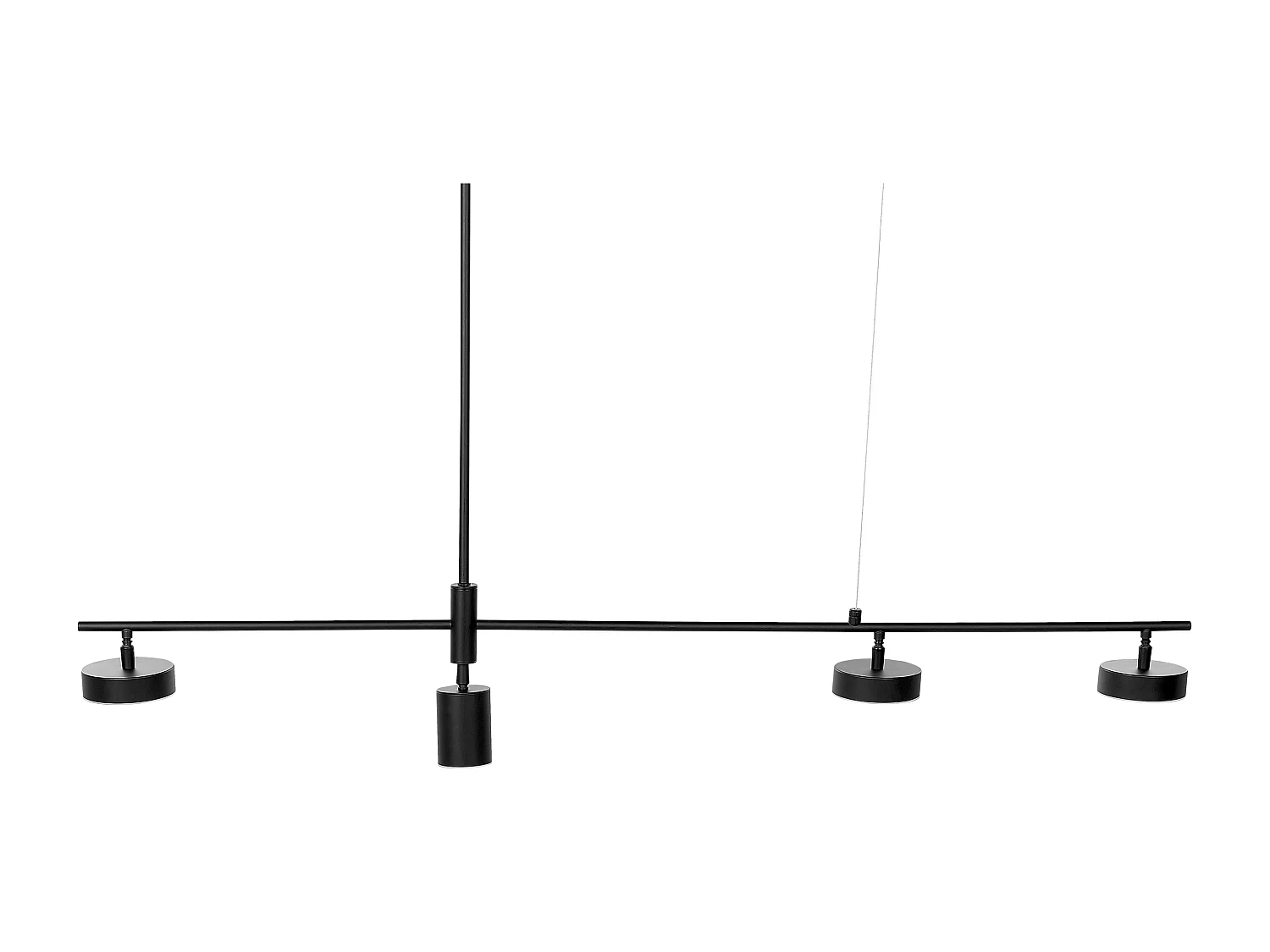 Lampe LED suspendue FOYLE Métal Noir