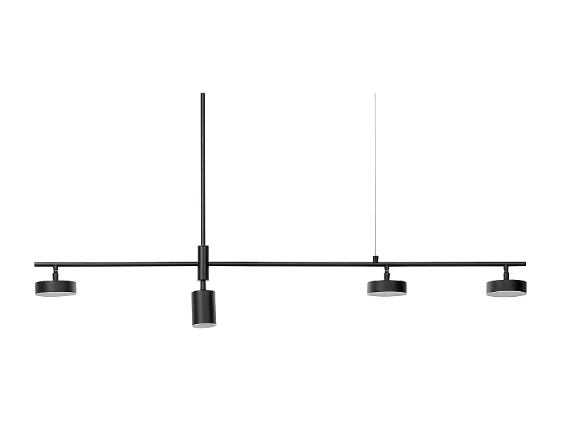 LED Hängelampe FOYLE Metall Schwarz