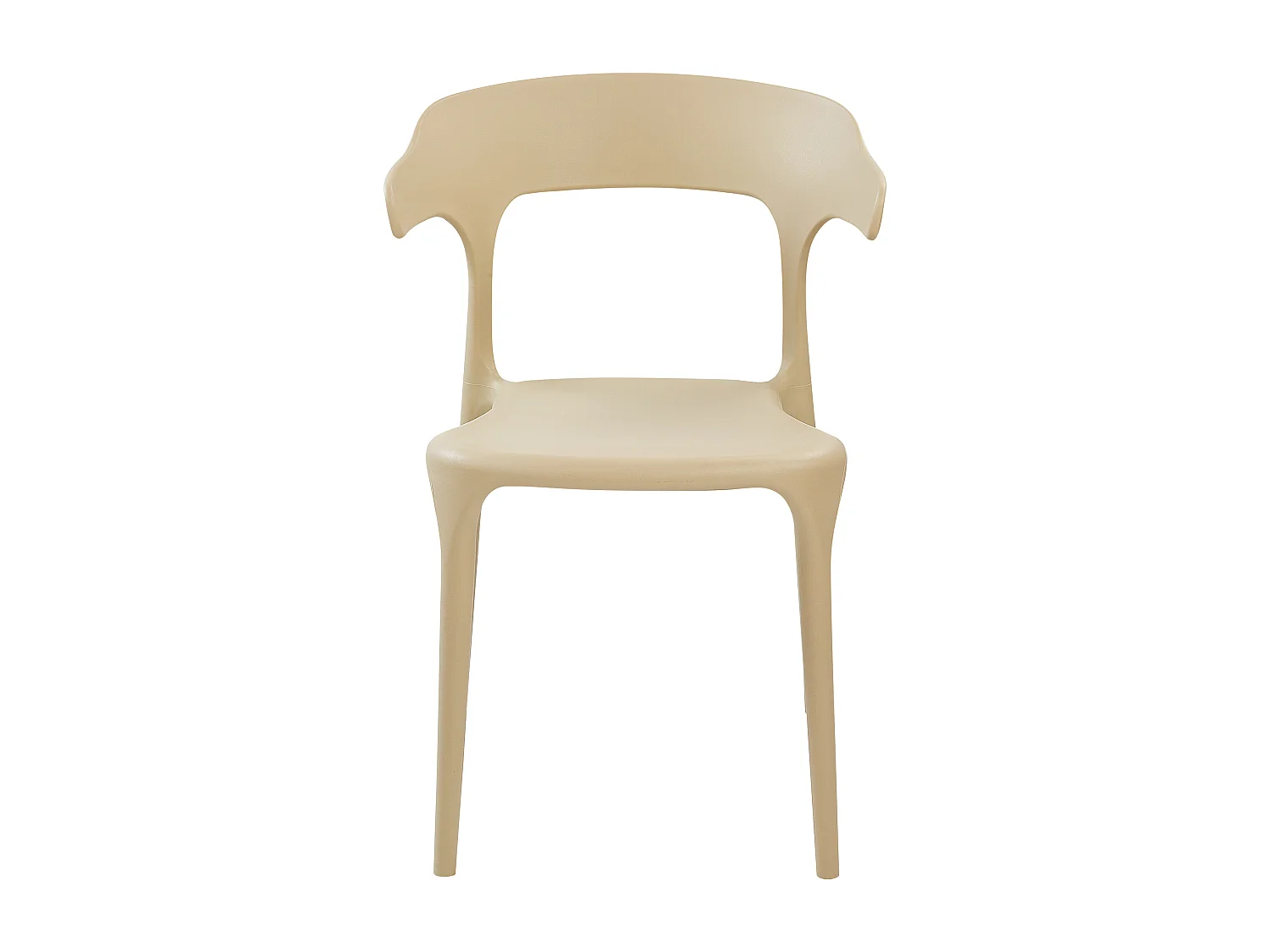 Lot de 4 chaises de jardin GUBBIO Beige sable