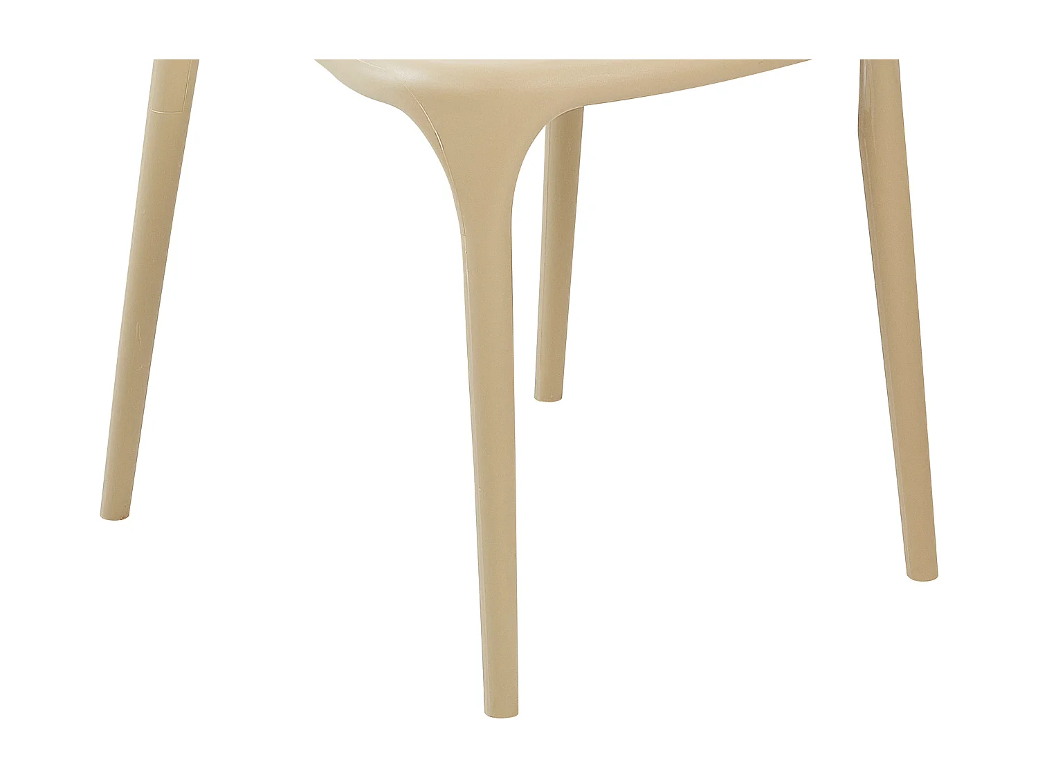 Lot de 4 chaises de jardin GUBBIO Beige sable