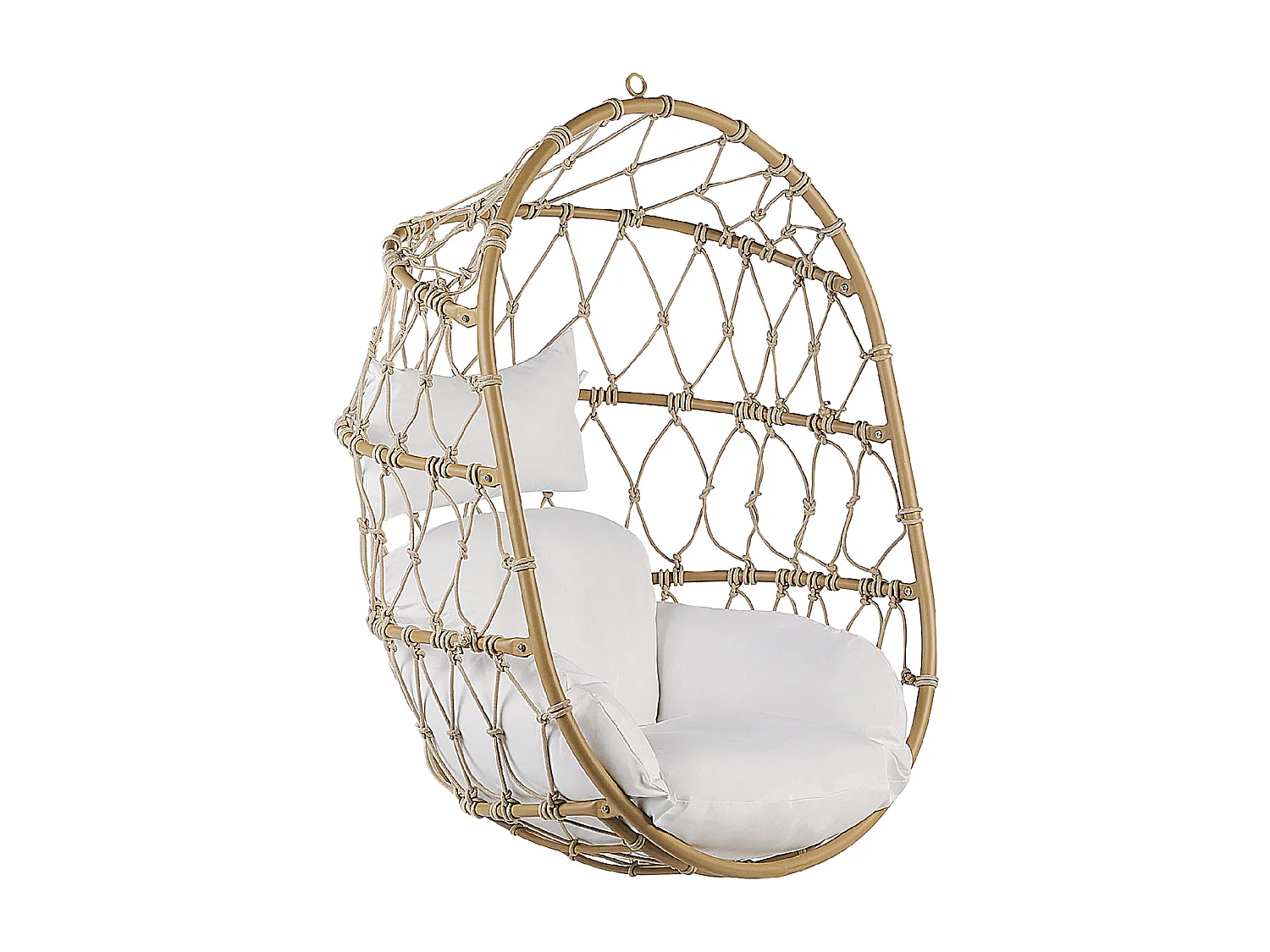 Fauteuil suspendu avec support ADRIA Métal Beige