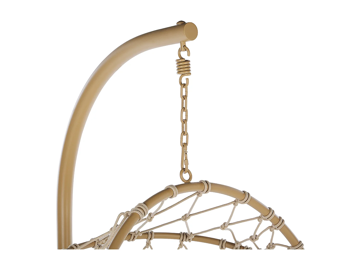 Fauteuil suspendu avec support ADRIA Métal Beige