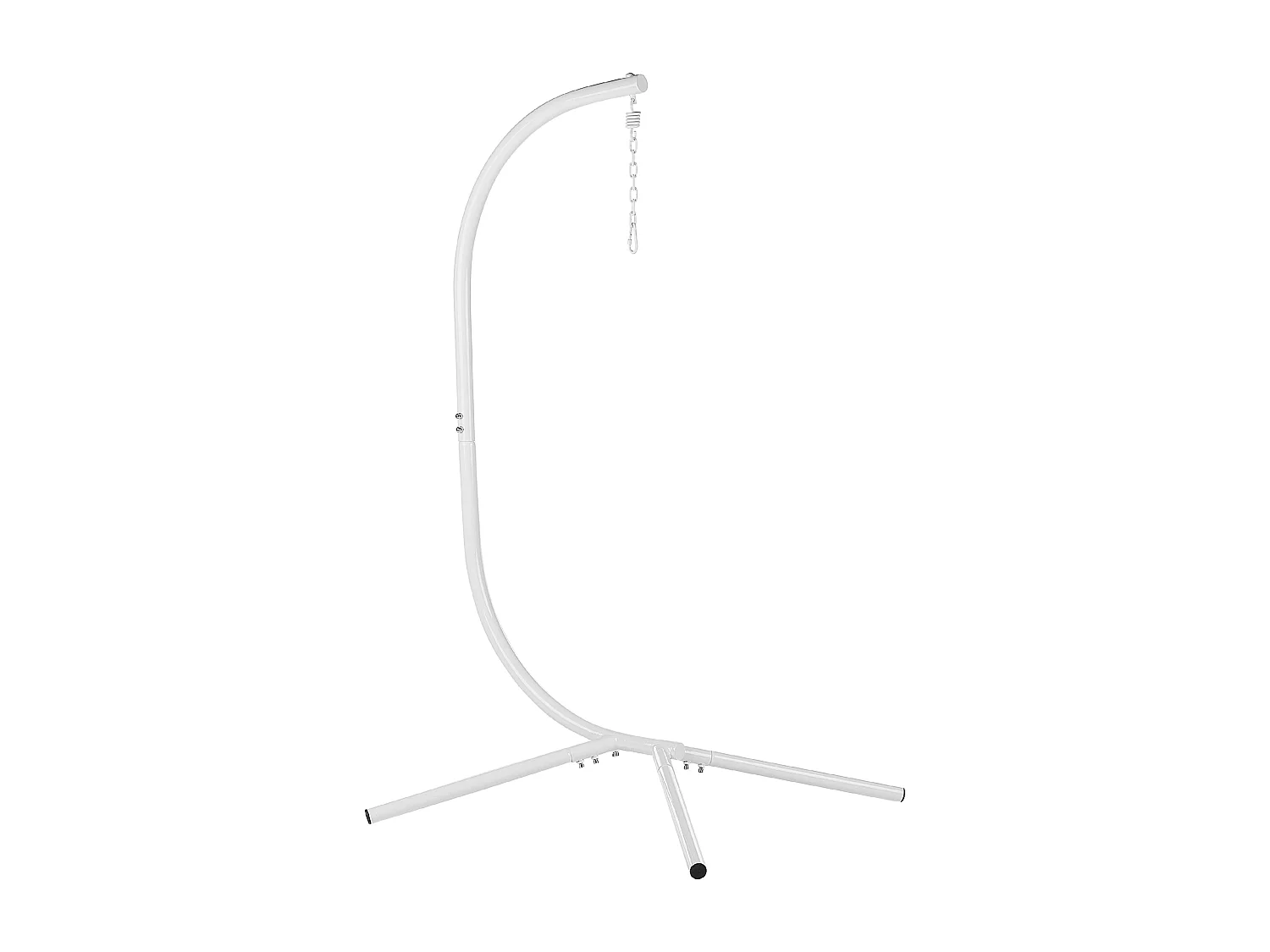 Fauteuil suspendu avec support ADRIA Métal Blanc