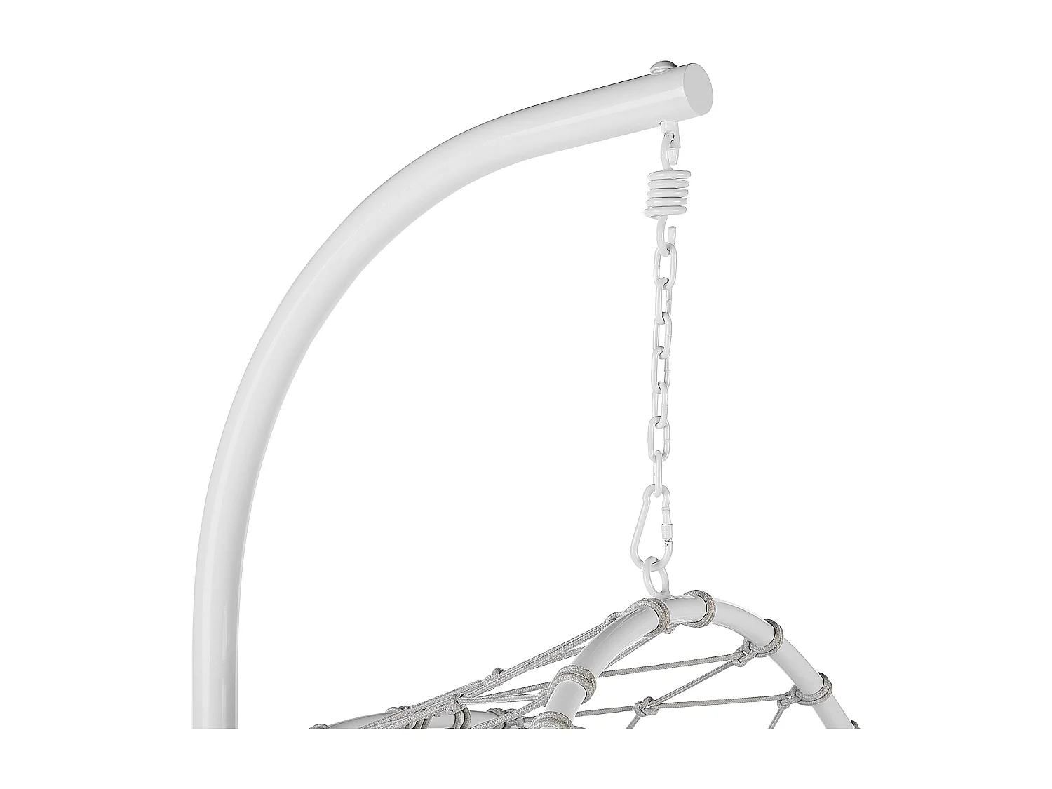Fauteuil suspendu avec support ADRIA Métal Blanc