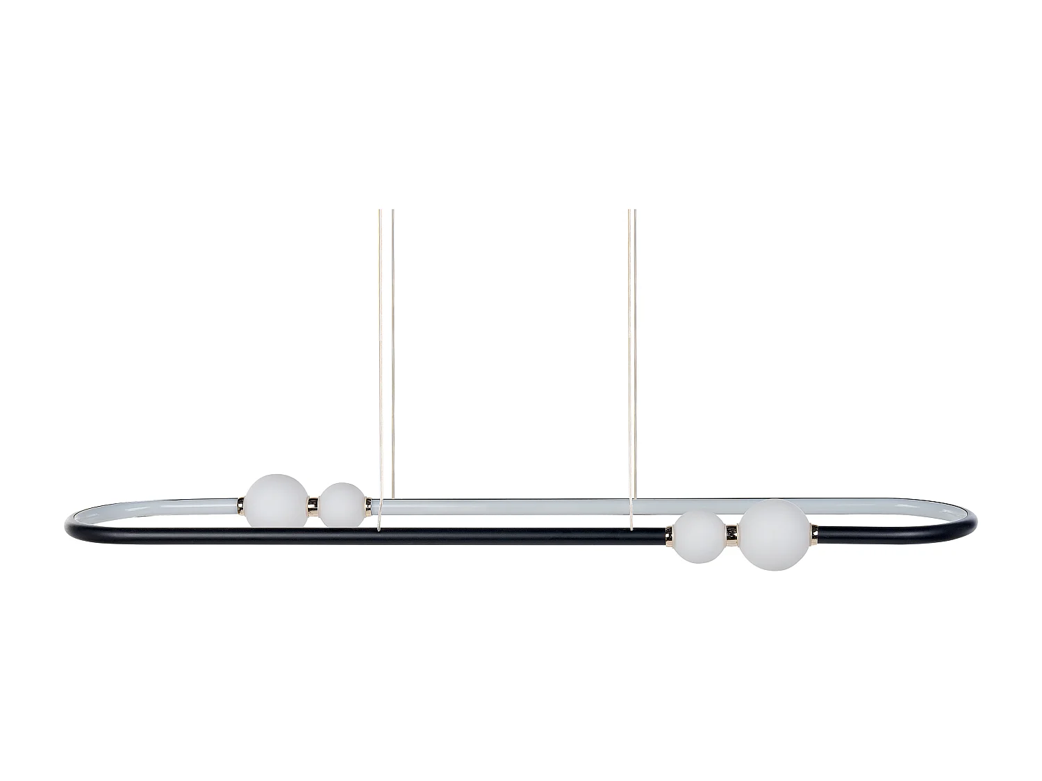 Lampe suspension en métal noir FEALE