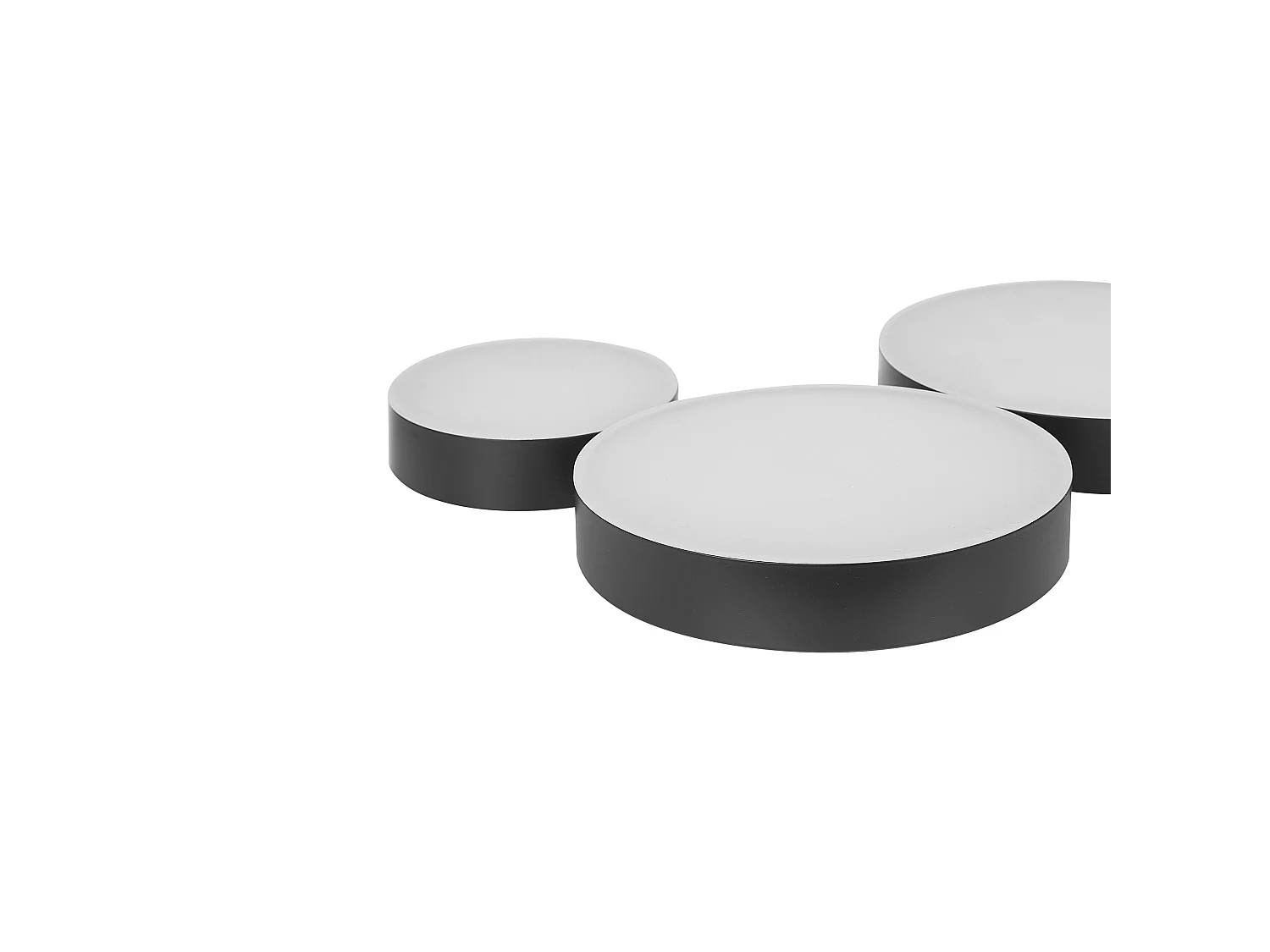 Plafonnier à LED LUGA Métal Noir