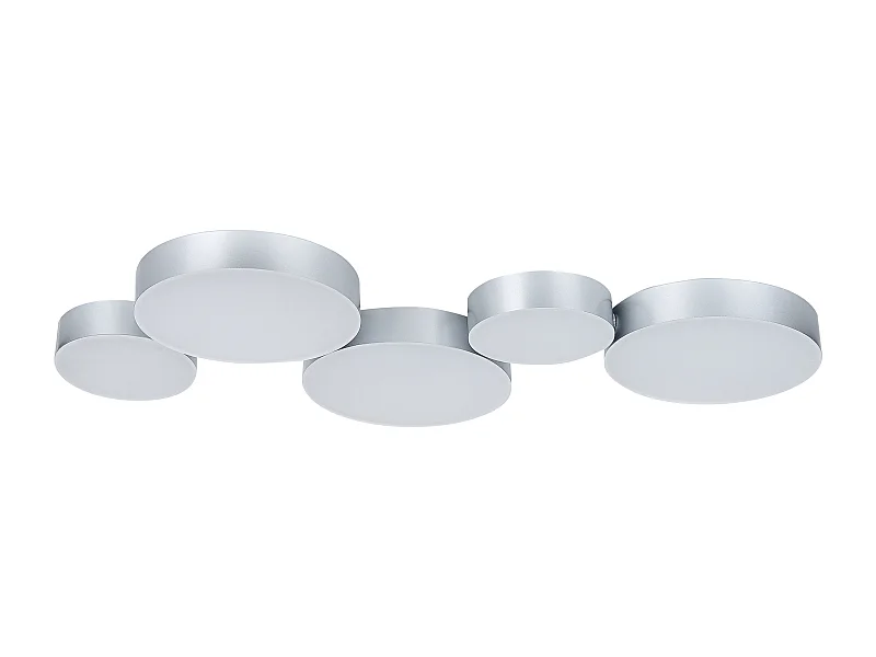 Plafonnier à LED LUGA Métal Argenté