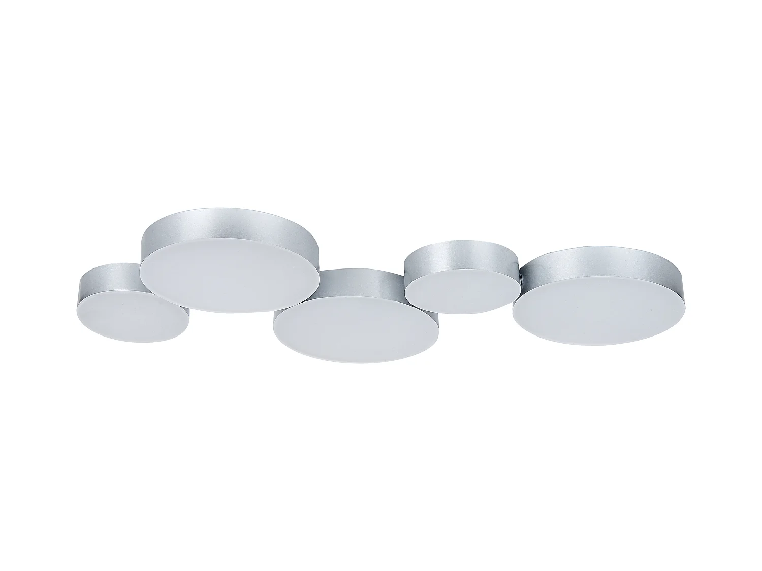 Plafonnier à LED LUGA Métal Argenté