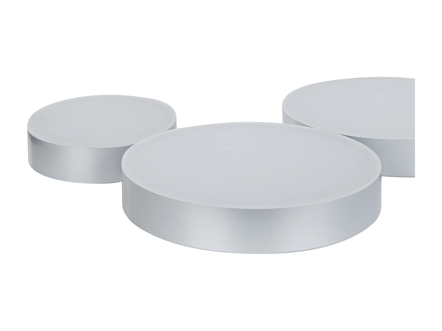 Plafonnier à LED LUGA Métal Argenté