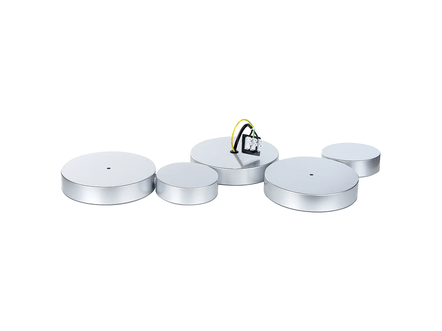 LED plafondlamp LUGA Metaal Zilver