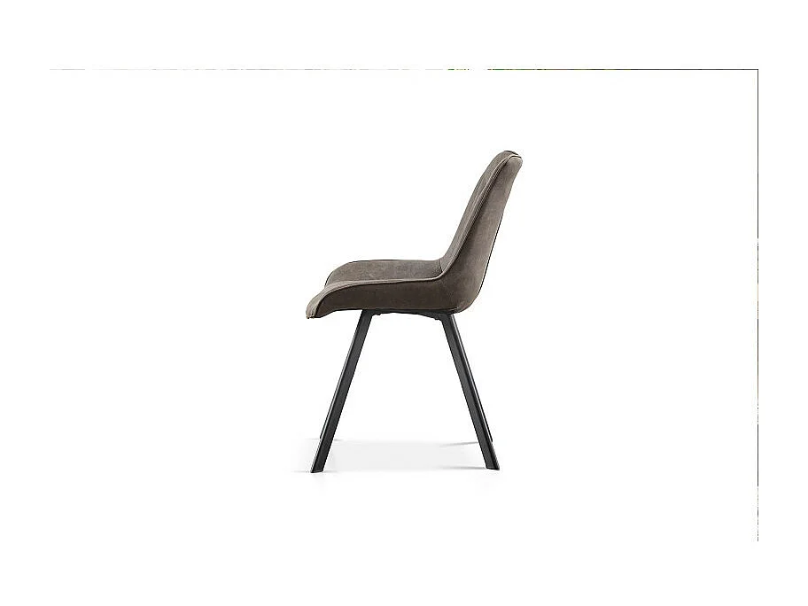 Chaise Pablo avec poignée gris foncé