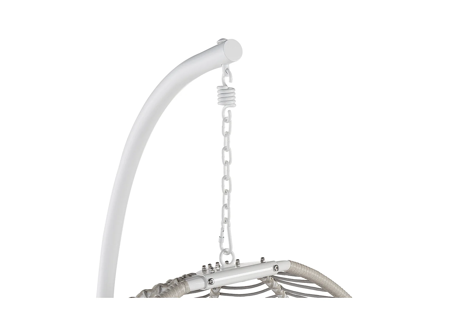 Fauteuil suspendu avec support ARCO Métal Blanc