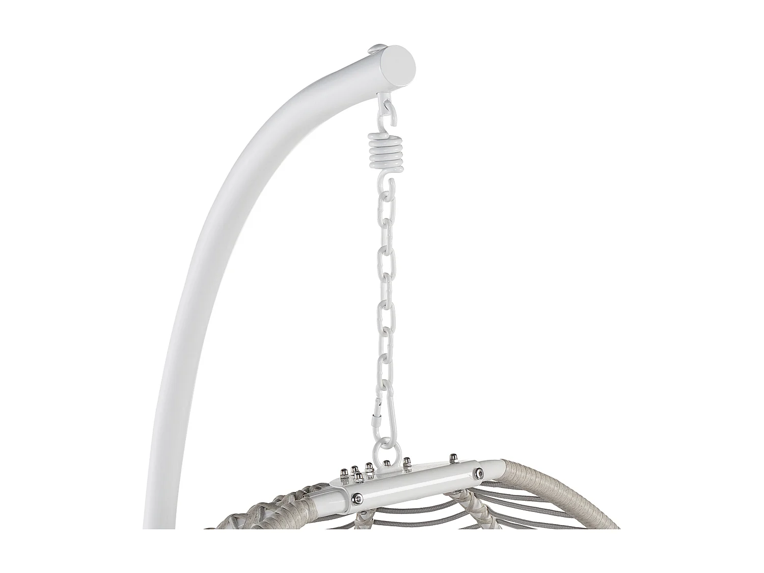 Fauteuil suspendu avec support ARCO Métal Blanc