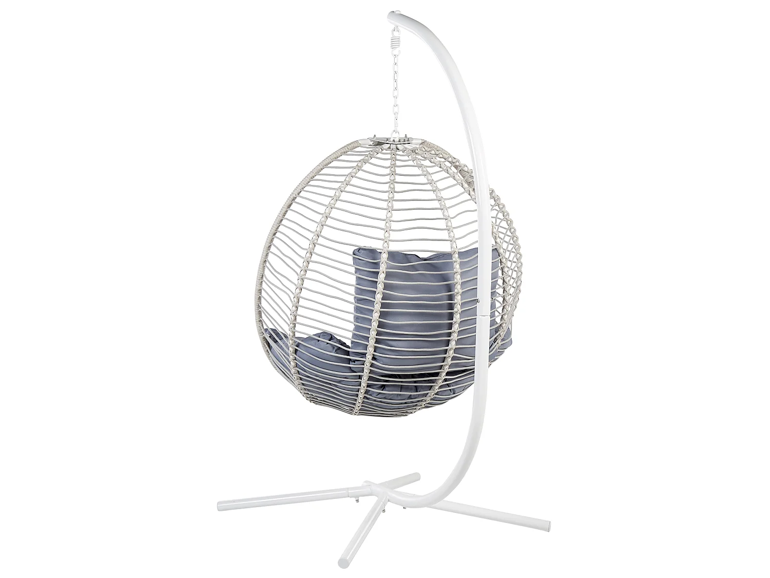 Fauteuil suspendu avec support ARCO Métal Blanc
