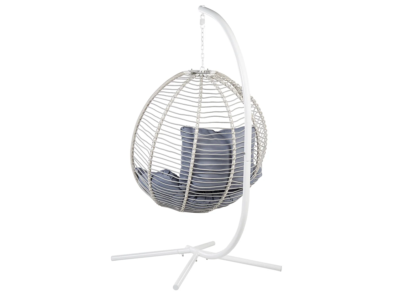 Fauteuil suspendu avec support ARCO Métal Blanc