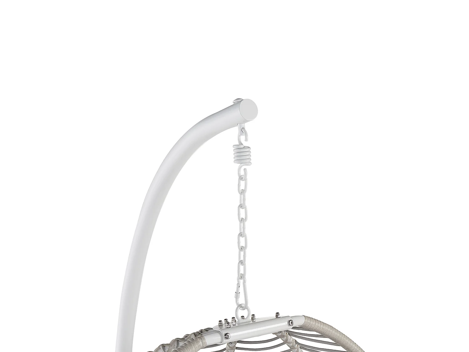 Hängesessel mit Gestell ARCO Metall Weiss