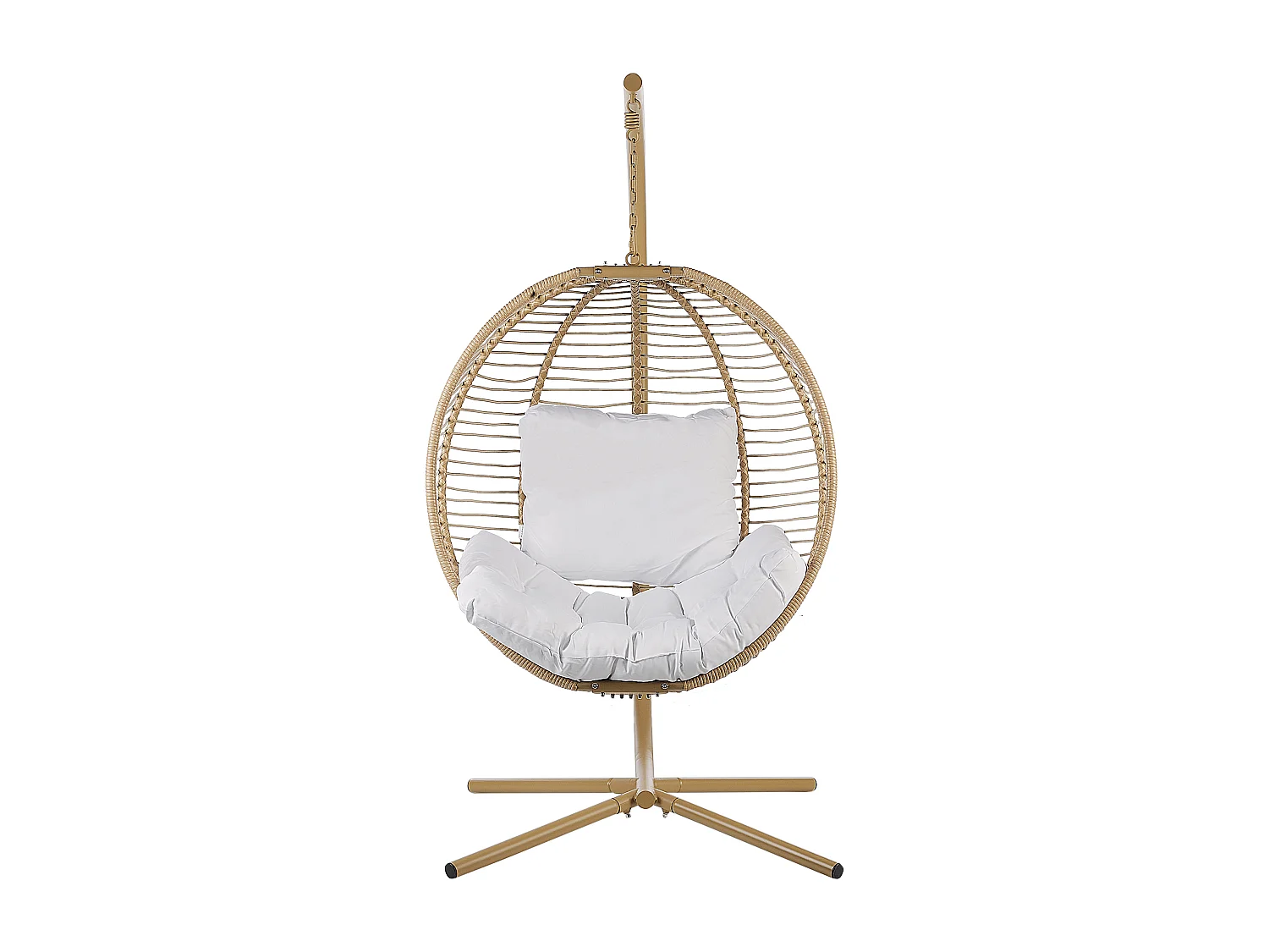 Fauteuil suspendu avec support ARCO Métal Beige