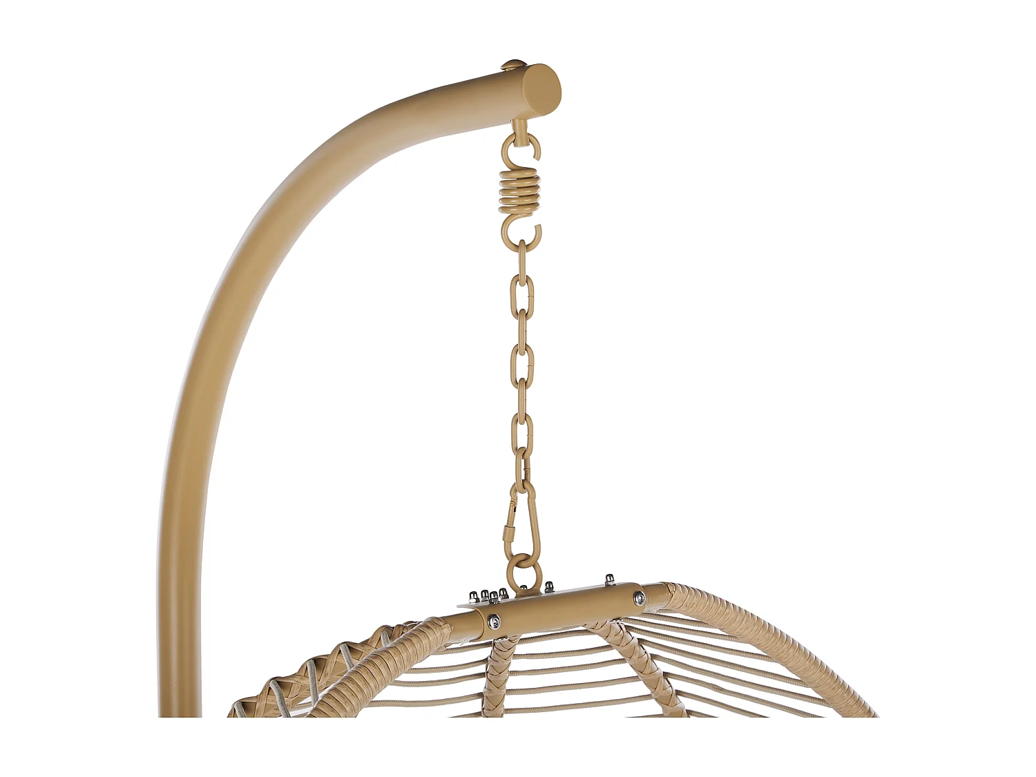 Fauteuil suspendu avec support ARCO Métal Beige