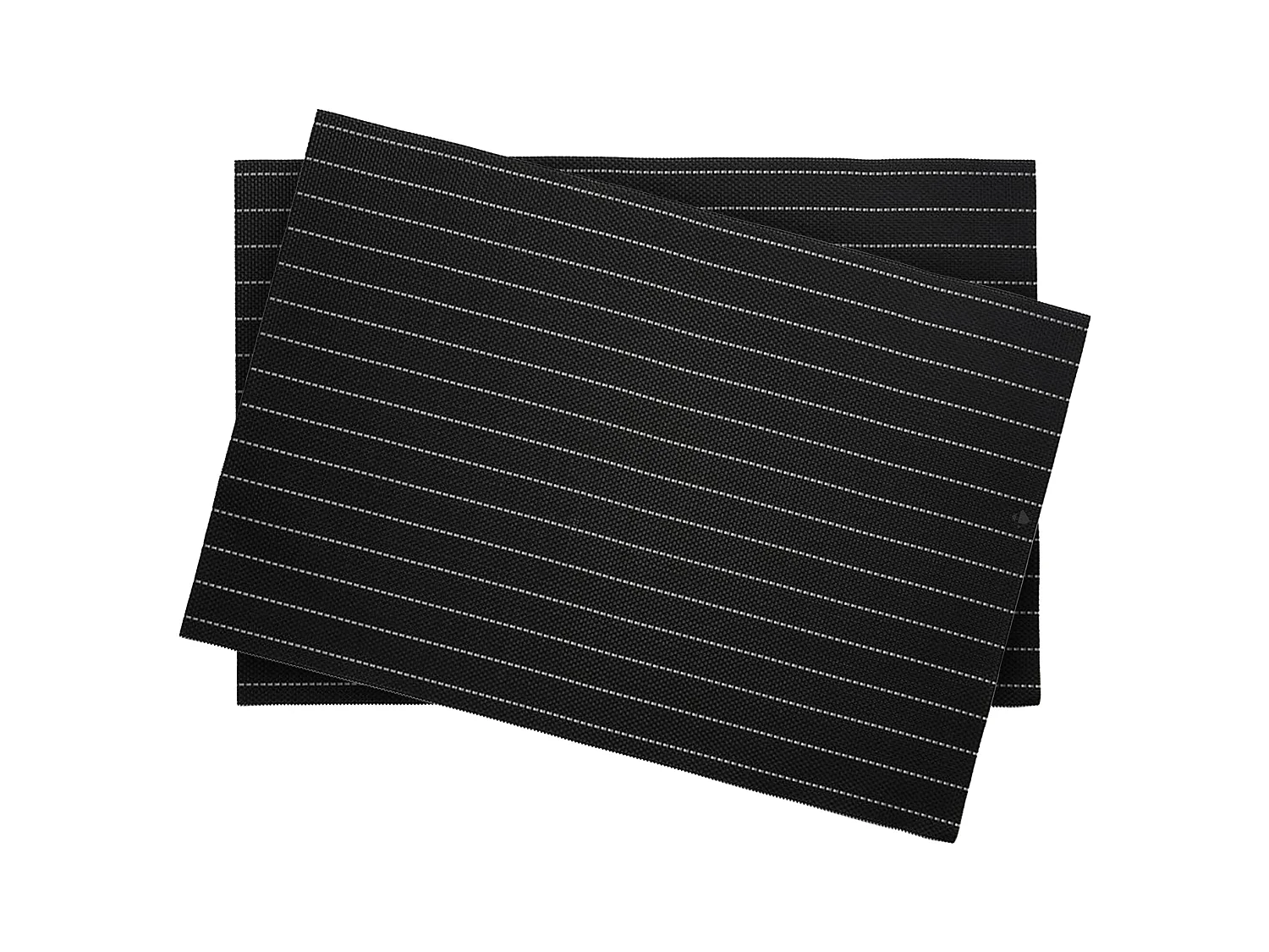 Lot de 2 sets de table 30x45 cm RAYA noir