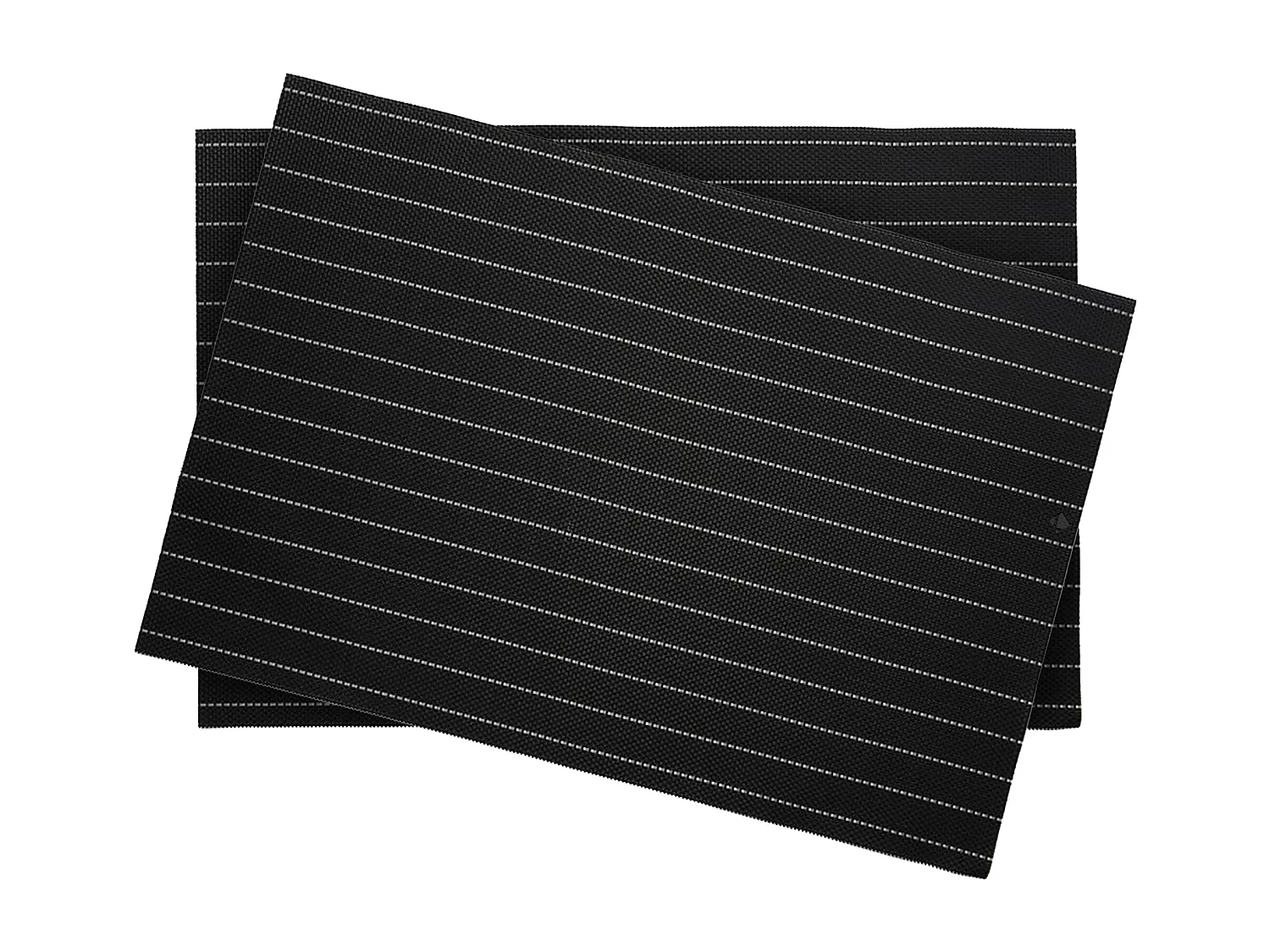 Lot de 2 sets de table 30x45 cm RAYA noir