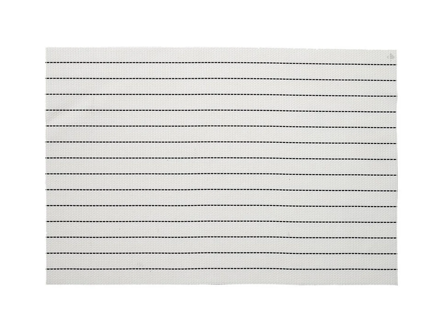 Lot de 2 sets de table 30x45 cm RAYA blanc