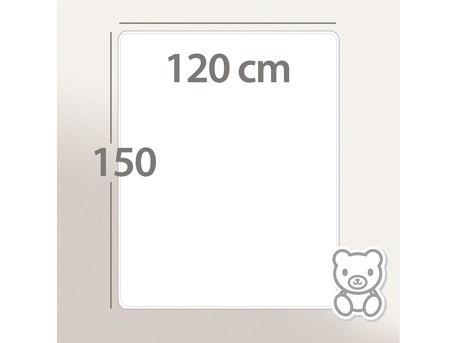 Pack couette été 120x150 garnissage 100% polyester 200 g/m2 et oreiller 40x60 cm GAVROCHE blanc