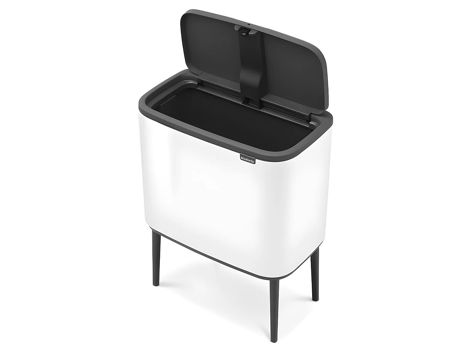 Touch Bin sur pieds 36 l blanc Code R