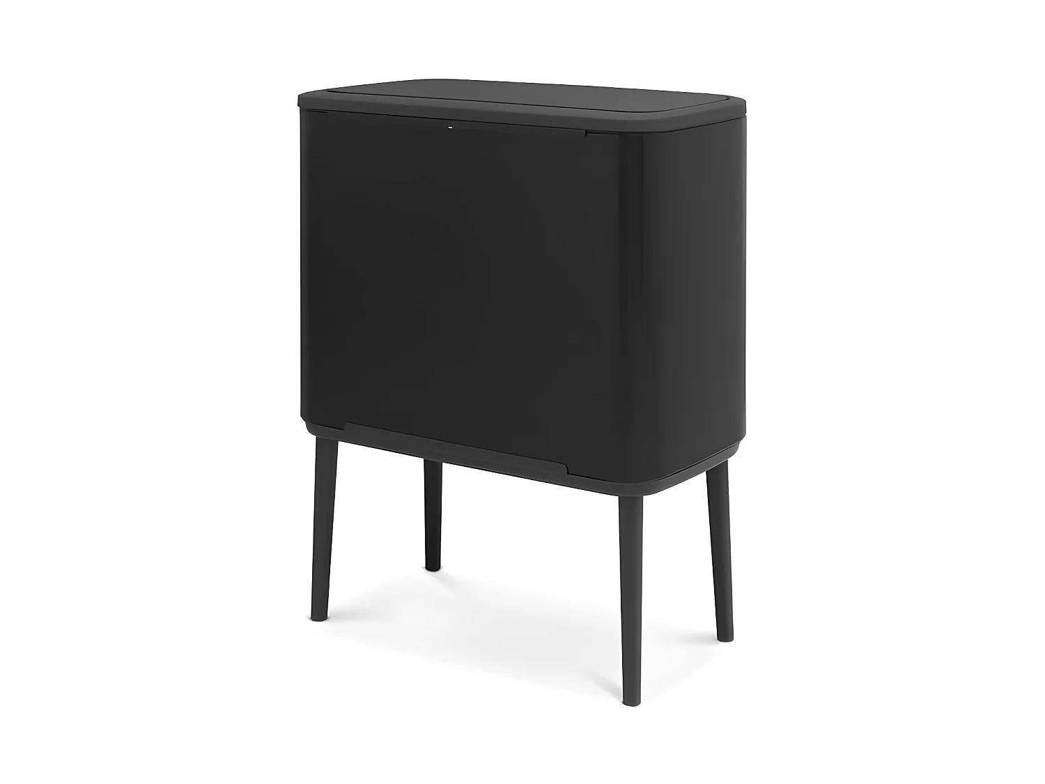 Touch Bin Abfalleimer mit Ständer 36L Matt Schwarz Brabantia Code R