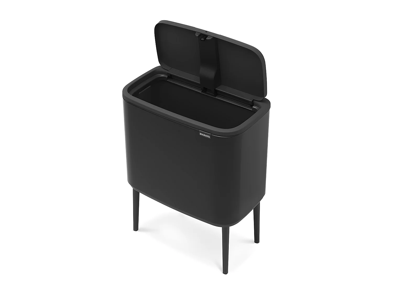 Touch Bin sur pied 36 l noir mat Code R