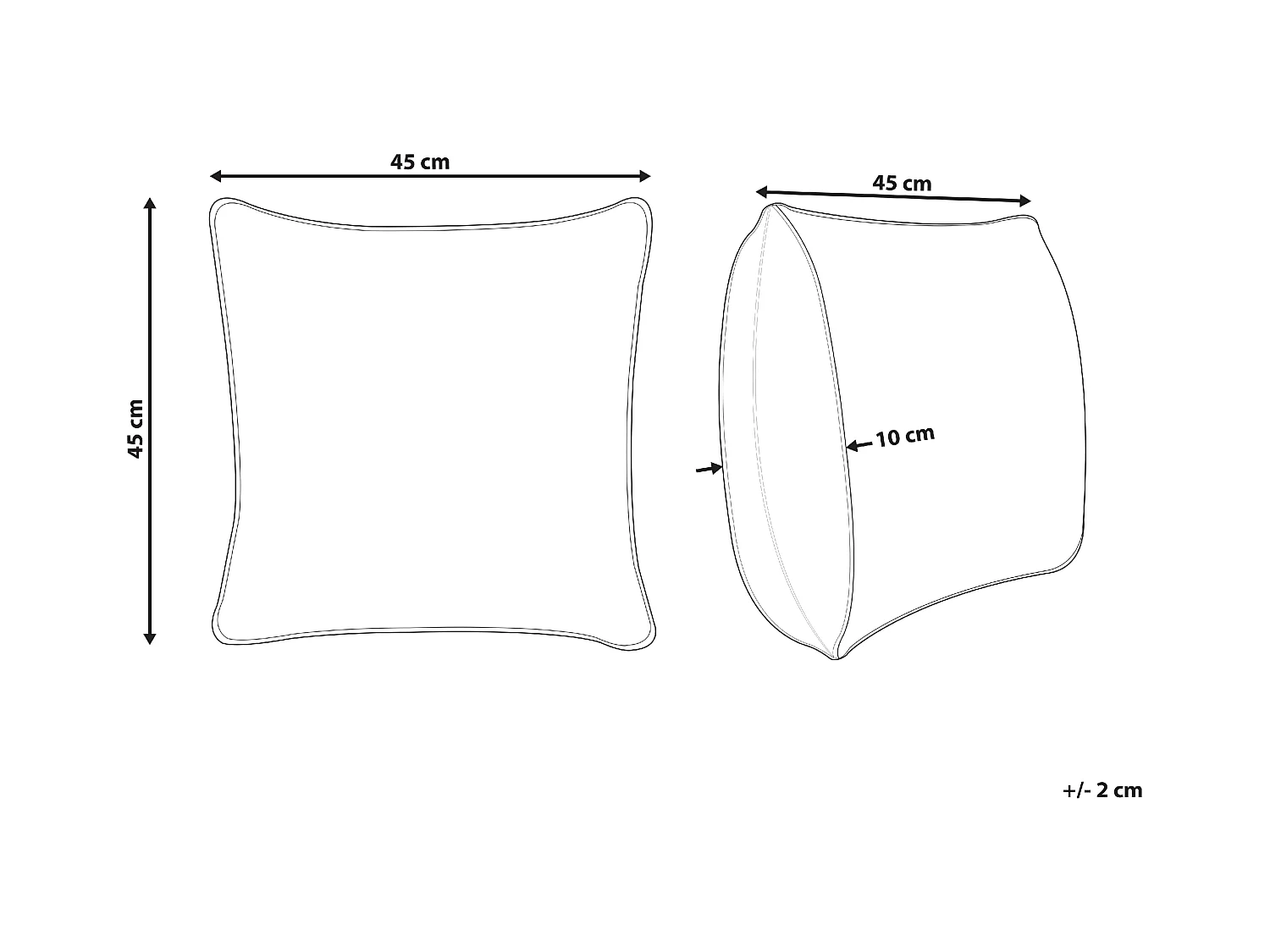 Cuscino decorativo URPAD Iuta 45 x 45 cm Multicolore Trama orientale