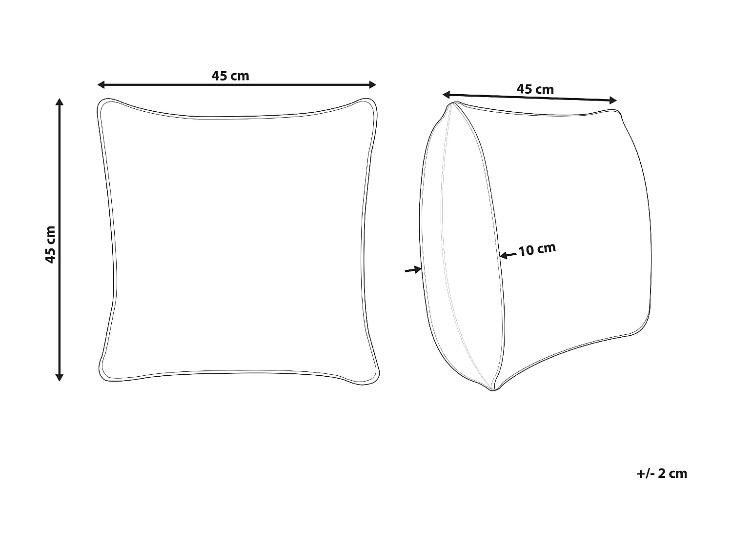 Dekokissen Jute und Wolle rot / bunt quadratisch 45x45 cm orientalisch Urpad