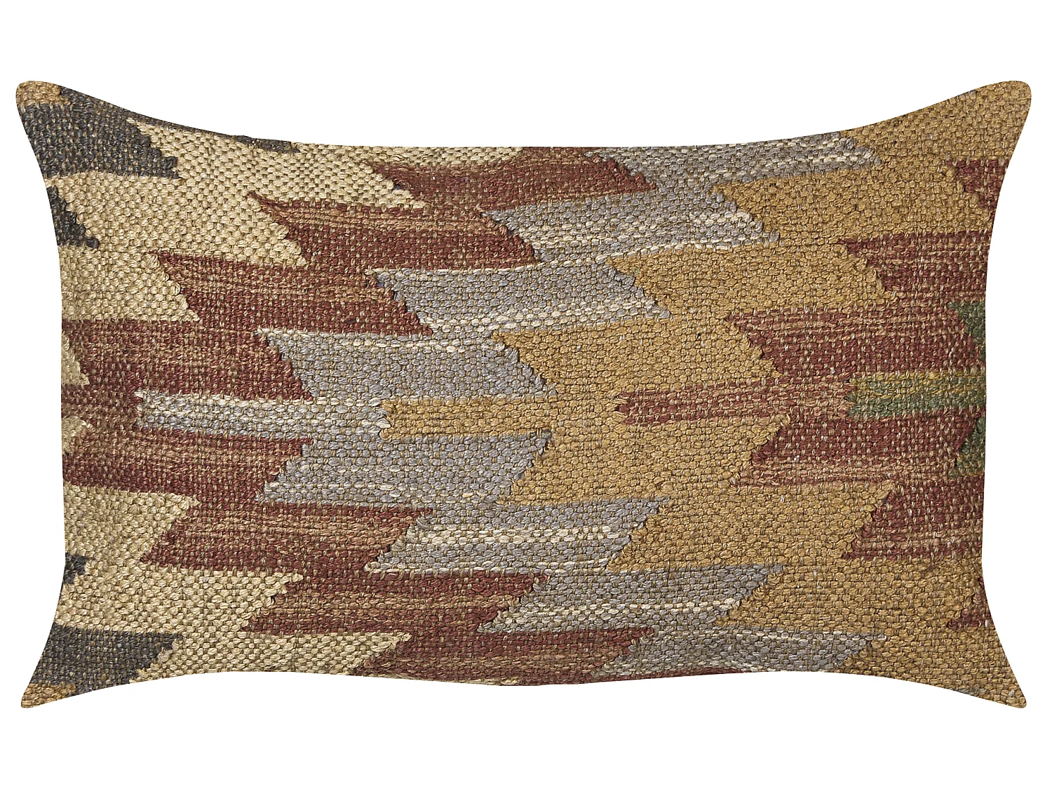 Set van 2 decoratieve kussens DEEPOR Jute 30 x 50 cm Multicolor Oosters patroon