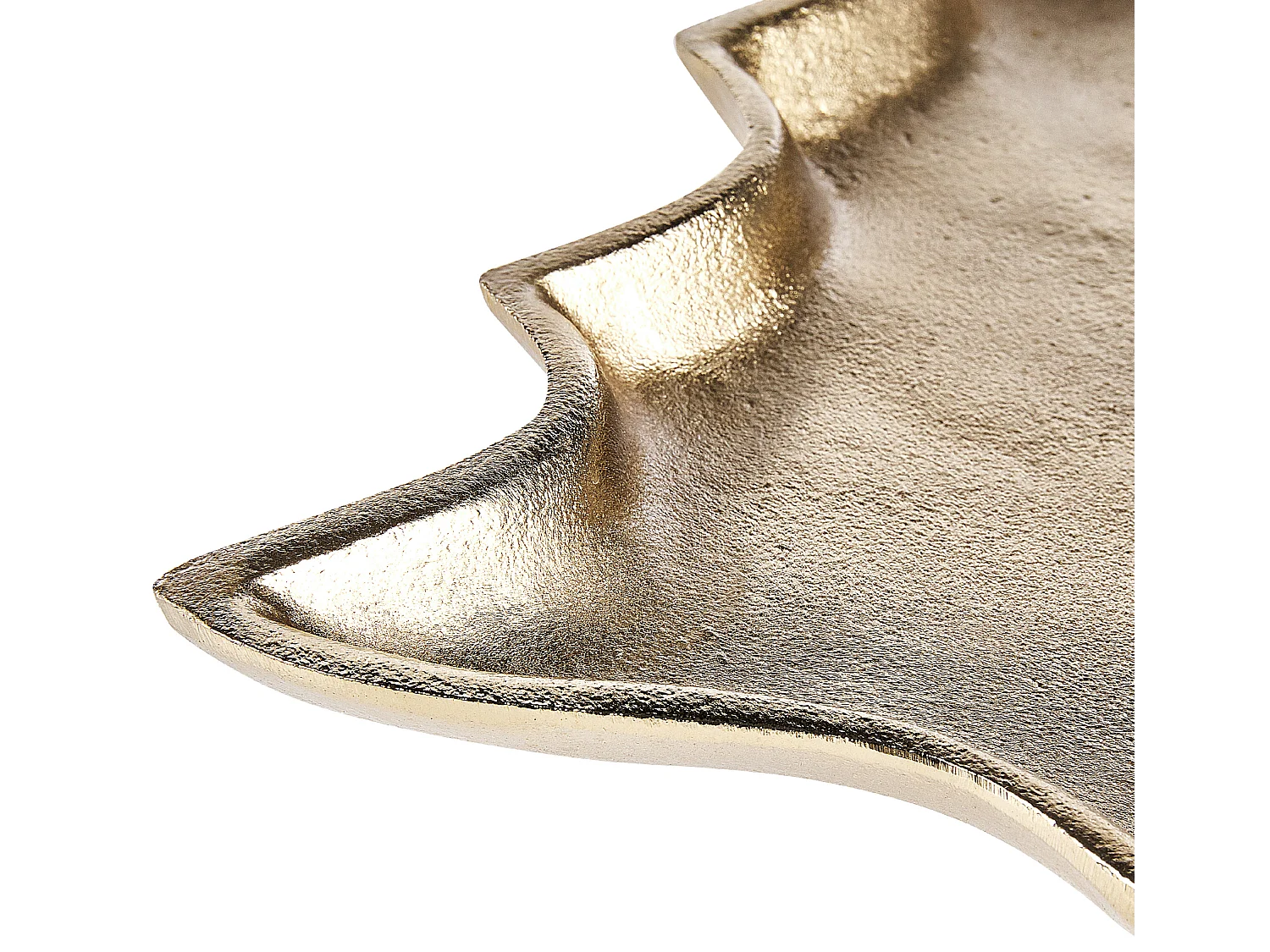 Zestaw 2 pater dekoracyjnych Choinka DURIAN Metal Złoty