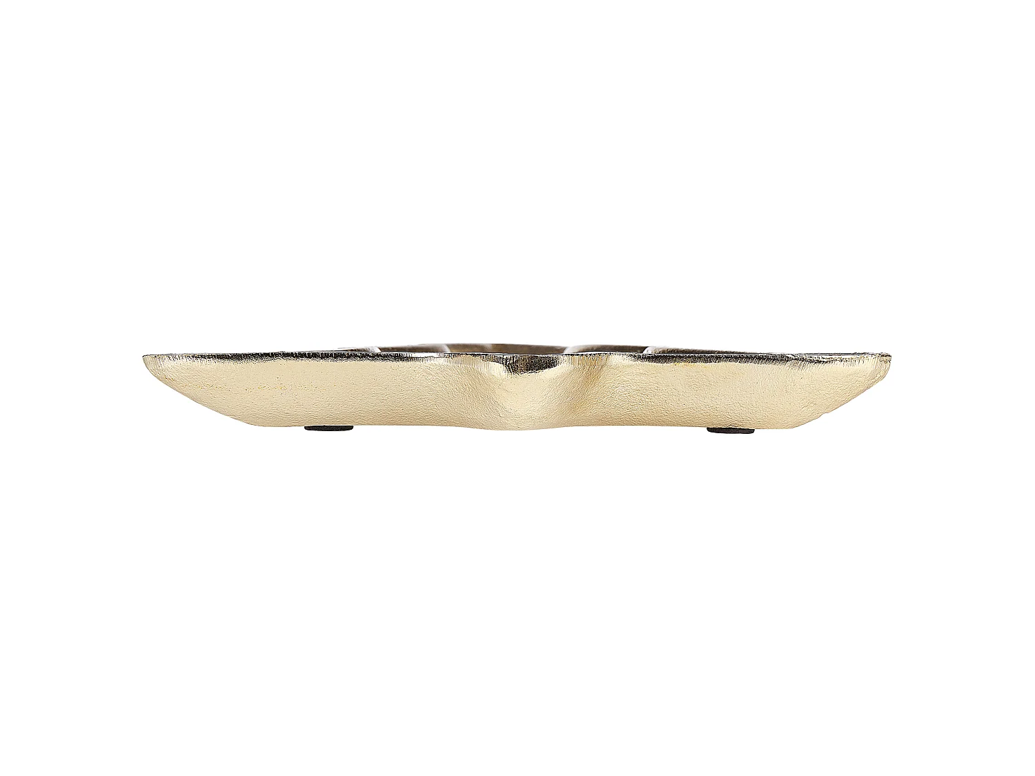 Dekotablett 2er Set Weihnachtsbaum DURIAN Metall Gold