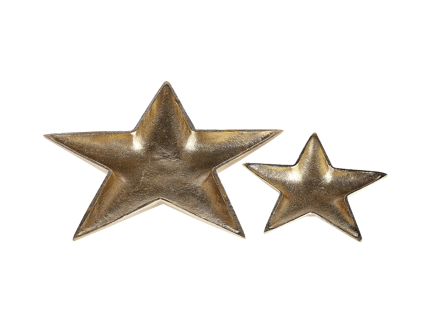 Conjunto de 2 vaciabolsillos Estrella BANTEN Metal Dorado