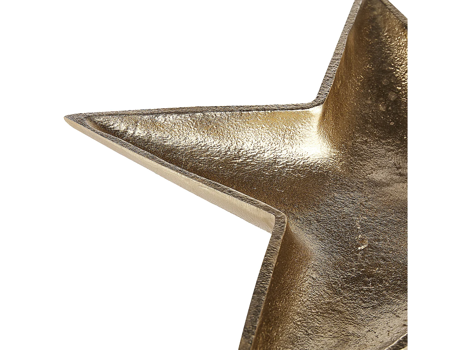 Zestaw 2 pater dekoracyjnych Gwiazda BANTEN Metal Złoty