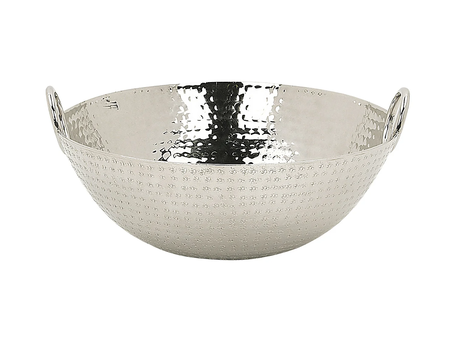 Decoratieve schaal SHIBAH Glanzend Zilver