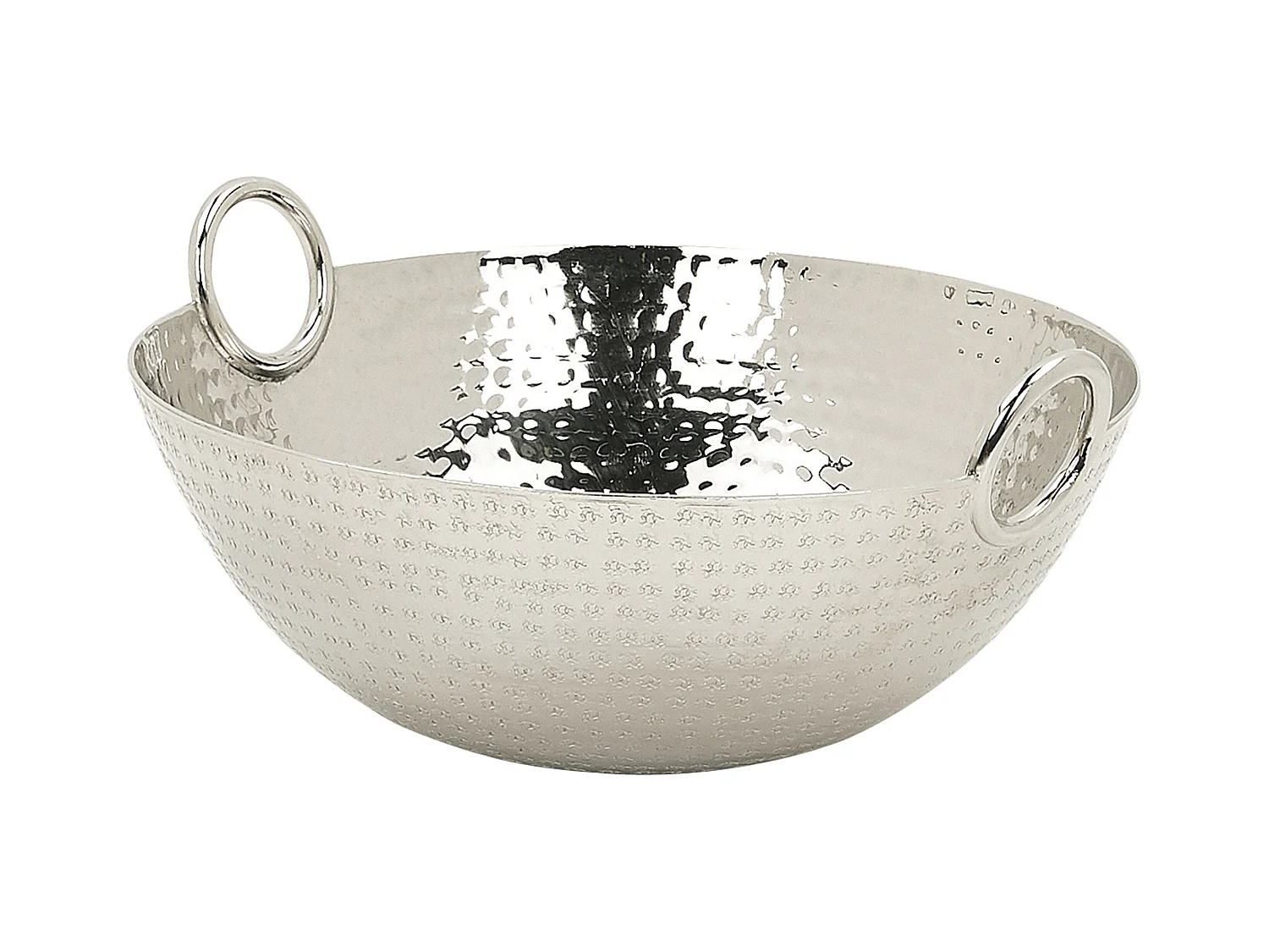 Decoratieve schaal SHIBAH Glanzend Zilver